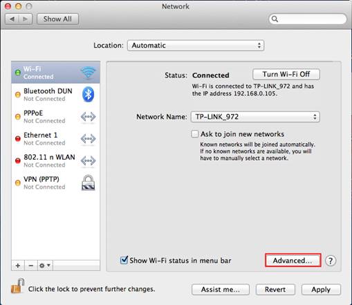 check ip for mac